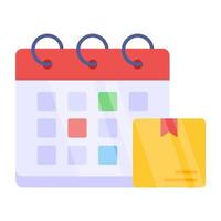 Modern design icon of shipment schedule vector