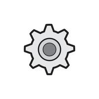 gear vector for website symbol icon presentation