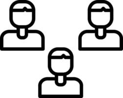 Group Vector Line Icon