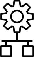 Setting Vector Line Icon