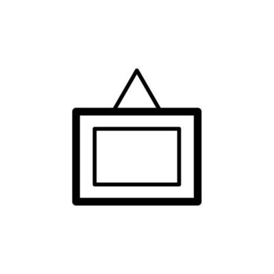 wall frame vector for website symbol icon presentation