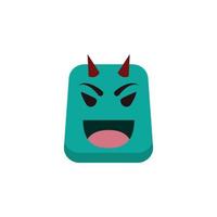 vector de cara emoji para presentación de icono de símbolo de sitio web