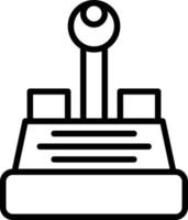 Joystick Vector Line Icon