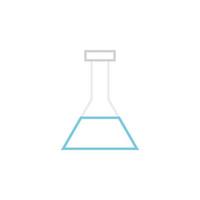 test tube vector for website symbol icon presentation