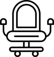 Chair Vector Line Icon