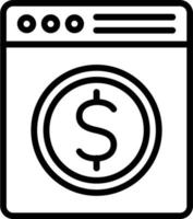 Money Laundering Vector Line Icon