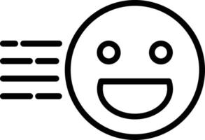 Laugh Vector Line Icon