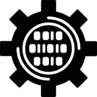 Binary Code Vector Glyph Icon