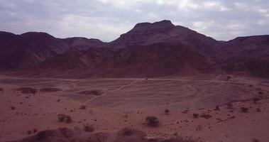Aerial Footage in the Timna National Park near Eilat, Israel video