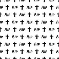 crosses and rip seamless pattern vector