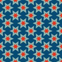 Christmas stars seamless pattern. Vintage retro pattern with stars vector