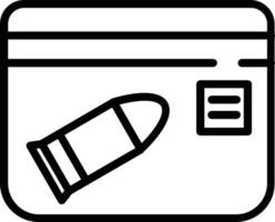 Evidence  Vector Line Icon