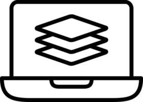 Layers Vector Line Icon
