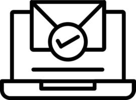 Email Vector Line Icon