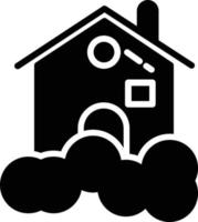 Smog Glyph Icon vector