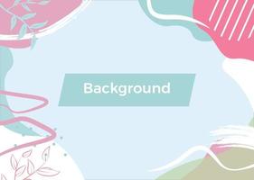 Flat Background with pastel colour Green , good for Power Point, greeting card etc. vector