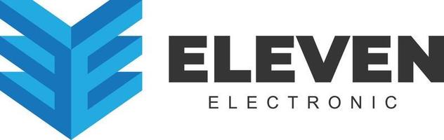 diseño de concepto de logotipo de vector de letra e - combinación de e y e