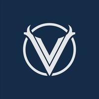 letter v logo  vector