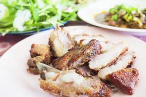 Grilled pork BBQ, Thai Northern style food