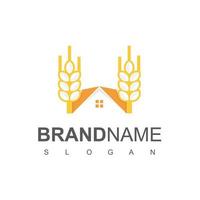 Bread Store Logo Template, vector