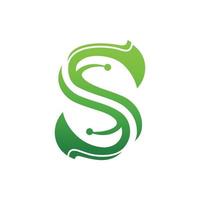 letter s logo vector