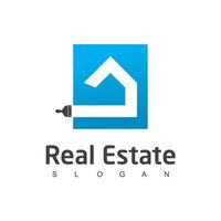 Real Estate Logo Design Template vector