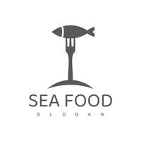 Seafood Logo Template vector