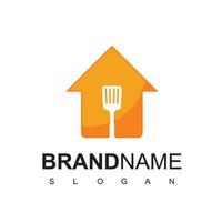 Restaurant Logo Design Template, Cooking Icon Illustration vector