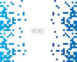 Modern Abstract Blue Pixel Background vector