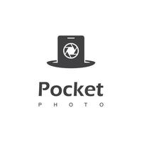Pocket Camera Logo, Photography Icon vector