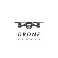 logotipo de drones, fotografía aérea e ícono militar vector