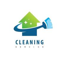 Cleaning Service Logo Template vector