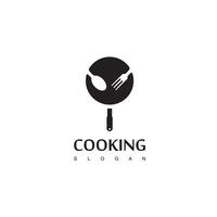 plantilla de diseño de logotipo de cocina vector