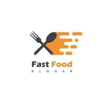 plantilla de logotipo de restaurante de comida rápida vector