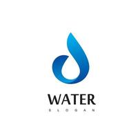 Drop Water Logo Template vector