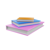 3D utbildning ikon illustration png