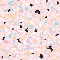 Terrazzo floor marble seamless hand crafted pattern. Traditional venetian material. Small parts of granite and quartz rocks and sprinkles mixed.Abstract vector background for architecture designs