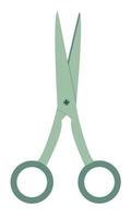 Scissors. Office supplies. Tool for use in craft for cutting. Flat style. Vector illustration