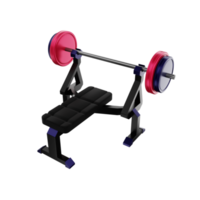 Ilustración de icono de gimnasio 3d png