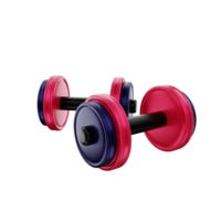 3d gym icon illustration png