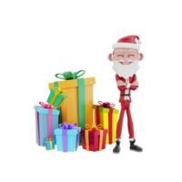 ilustração de natal 3d png