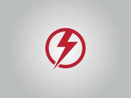 Electrical thunder logo. Thunder icon design free vector file.