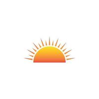 Sun logo free vector file.