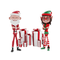 3D-Weihnachtsillustration png