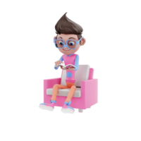 3d  business character illustration png
