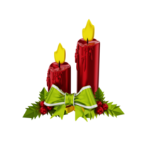 3D christmas illustration png