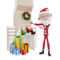 3D-Weihnachtsillustration png