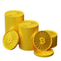 3d bitcoin icon ilustration png