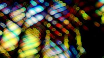 Abstract luminous holographic rainbow texture background video