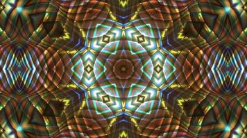 kaléidoscope de fond abstrait texture multicolore video